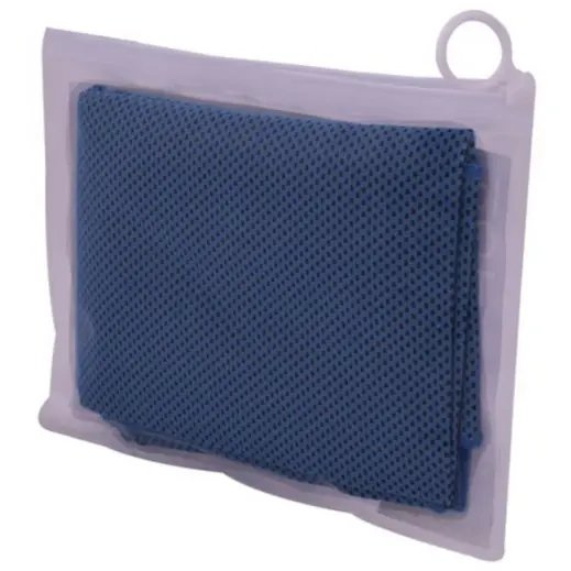 Ice Cooling Neck Gaiter Blue Pouch